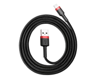 BASEUS USB-Lightning Cafule 2M czarno-czerwony - 1094251 - zdjęcie 1